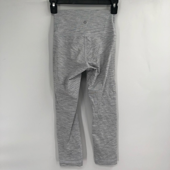 LULULEMON Wunder Under Crop High Rise 21' Legging 4 Luxtreme Wee Are From Space - Picture 5 of 7